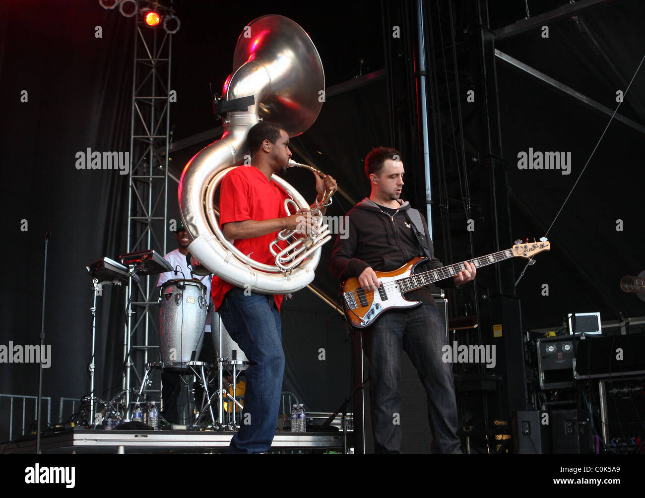 Tuba Gooding Jr Bryson and Owen Biddle of the Roots All Points West