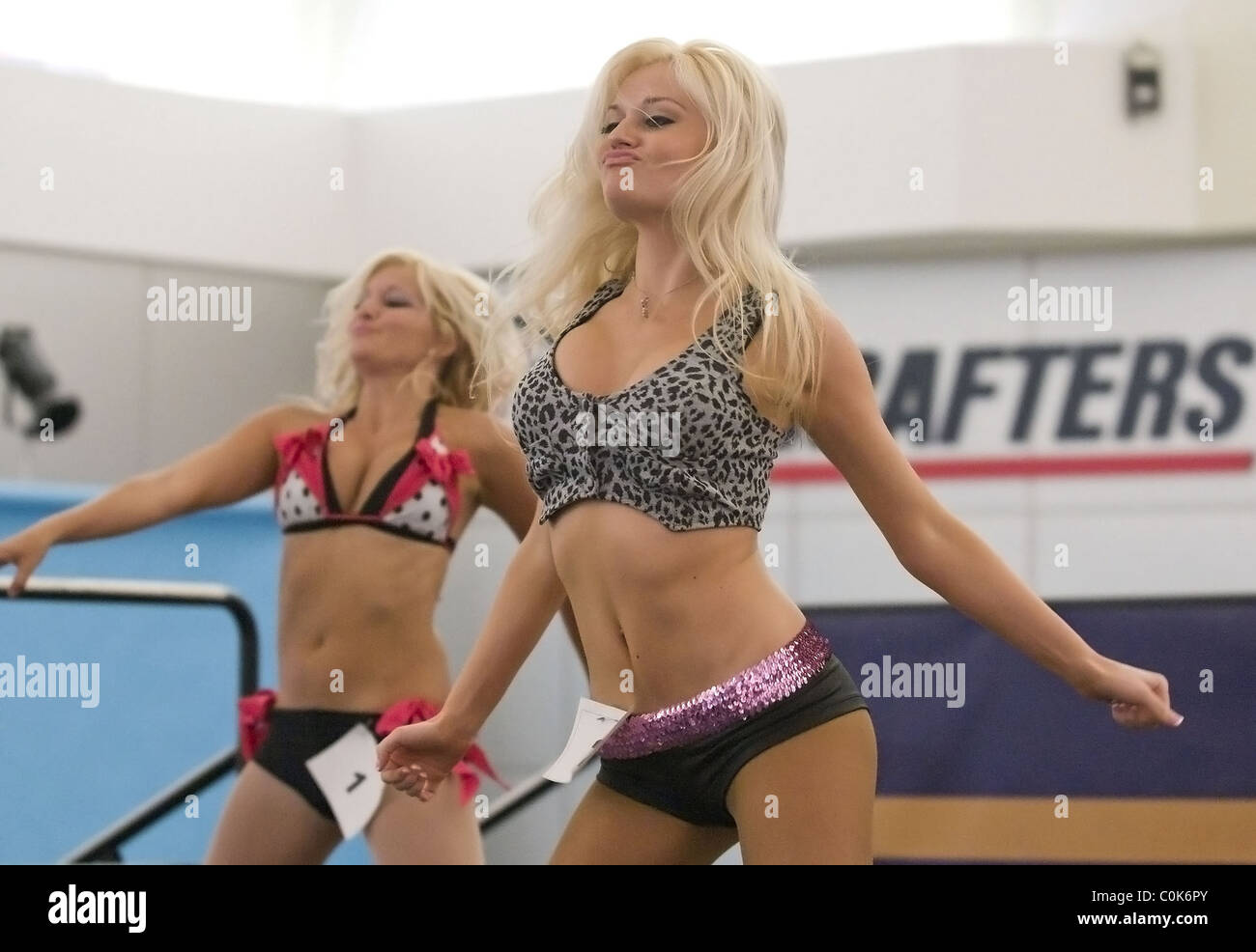 Kelli 2008-2009 National Hockey League Panthers Ice Dancers auditions at the Sawgrass Mills Mall Sunrise, Florida - 09.08.08 Stock Photo