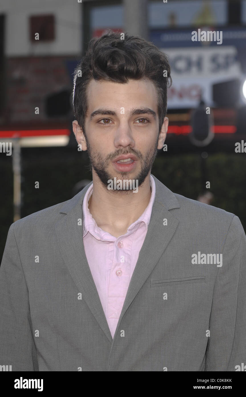 Jay Baruchel Los Angeles premiere of Tropic Thunder held at Mann's Village Theatre Arrivals