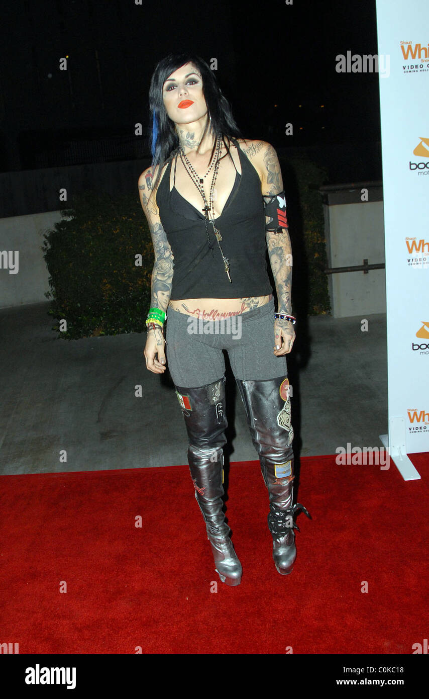 Kat Von D Maxim Celebrates The Biggest Event In Extreme Sports - Arrivals  Hollywood, California - 31.07.08 Stock Photo - Alamy
