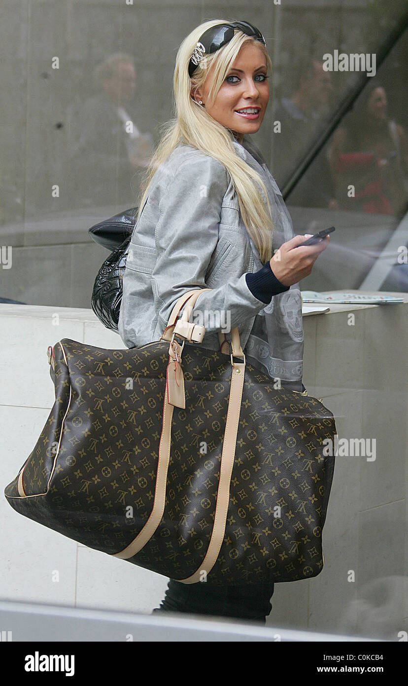 Claudine Palmer, model and wife of Liverpool footballer Robbie Keane, out  shopping after posing as a model in a photoshoot for Stock Photo - Alamy