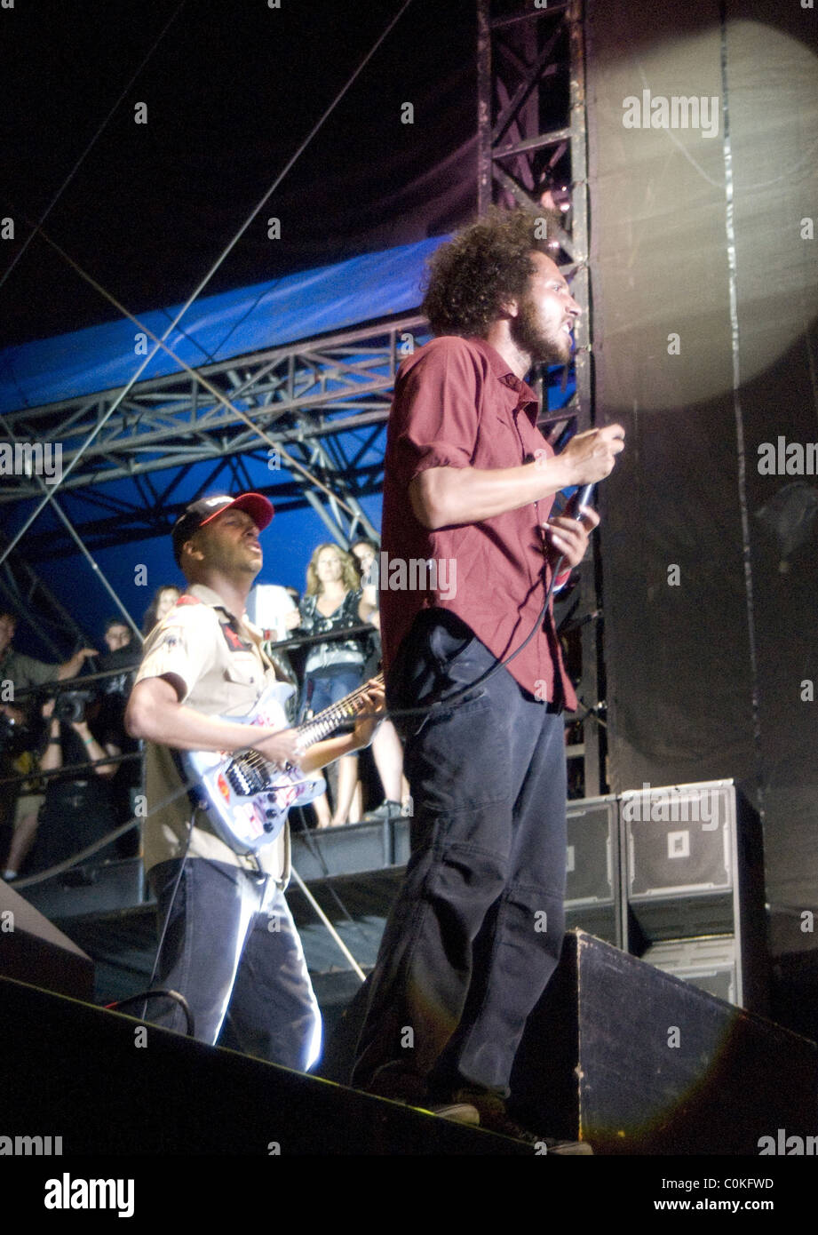 Zack de la Rocha and Tom Morello of Rage Against the Machine