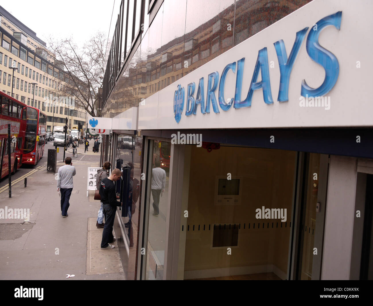 Barclays bank uk high street bank Stock Photo