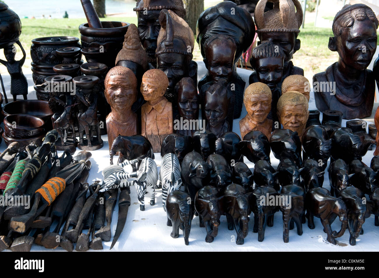 African wooden heads hires stock photography and images Alamy