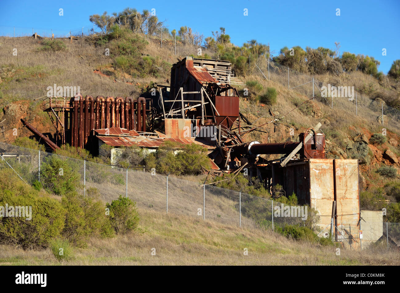 The New Almaden quicksilver mine, San Jose, California CA Stock Photo