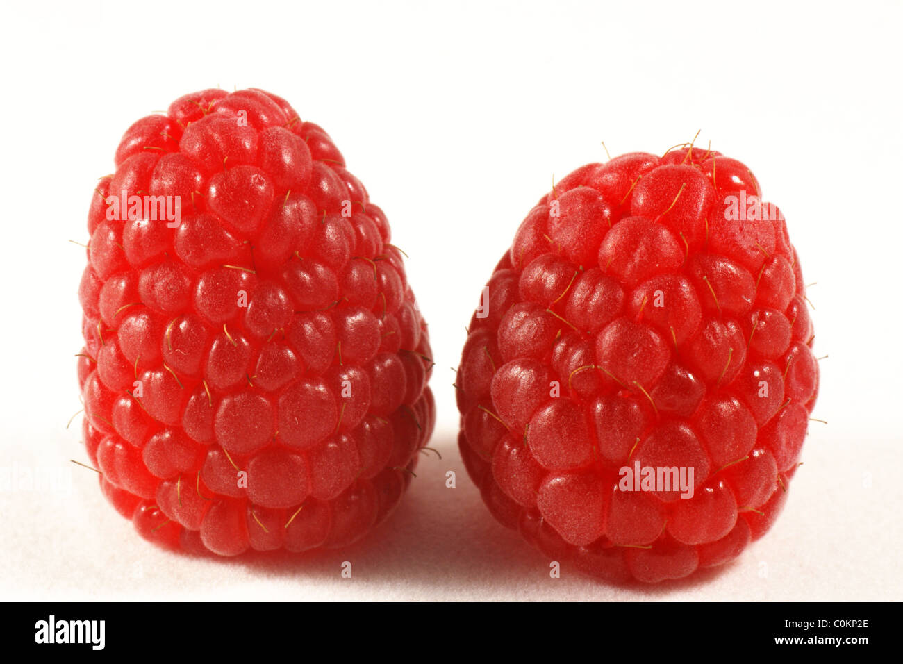 Two raspberries hi-res stock photography and images - Alamy