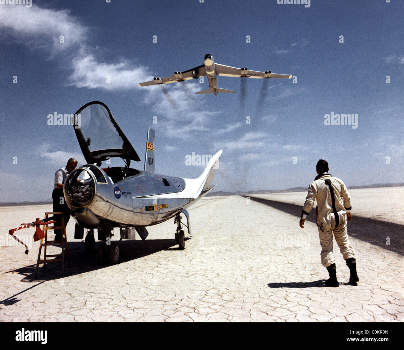 Northrop HL-10 was one of five heavyweight lifting body designs flown at NASA's Flight Research Center Stock Photo