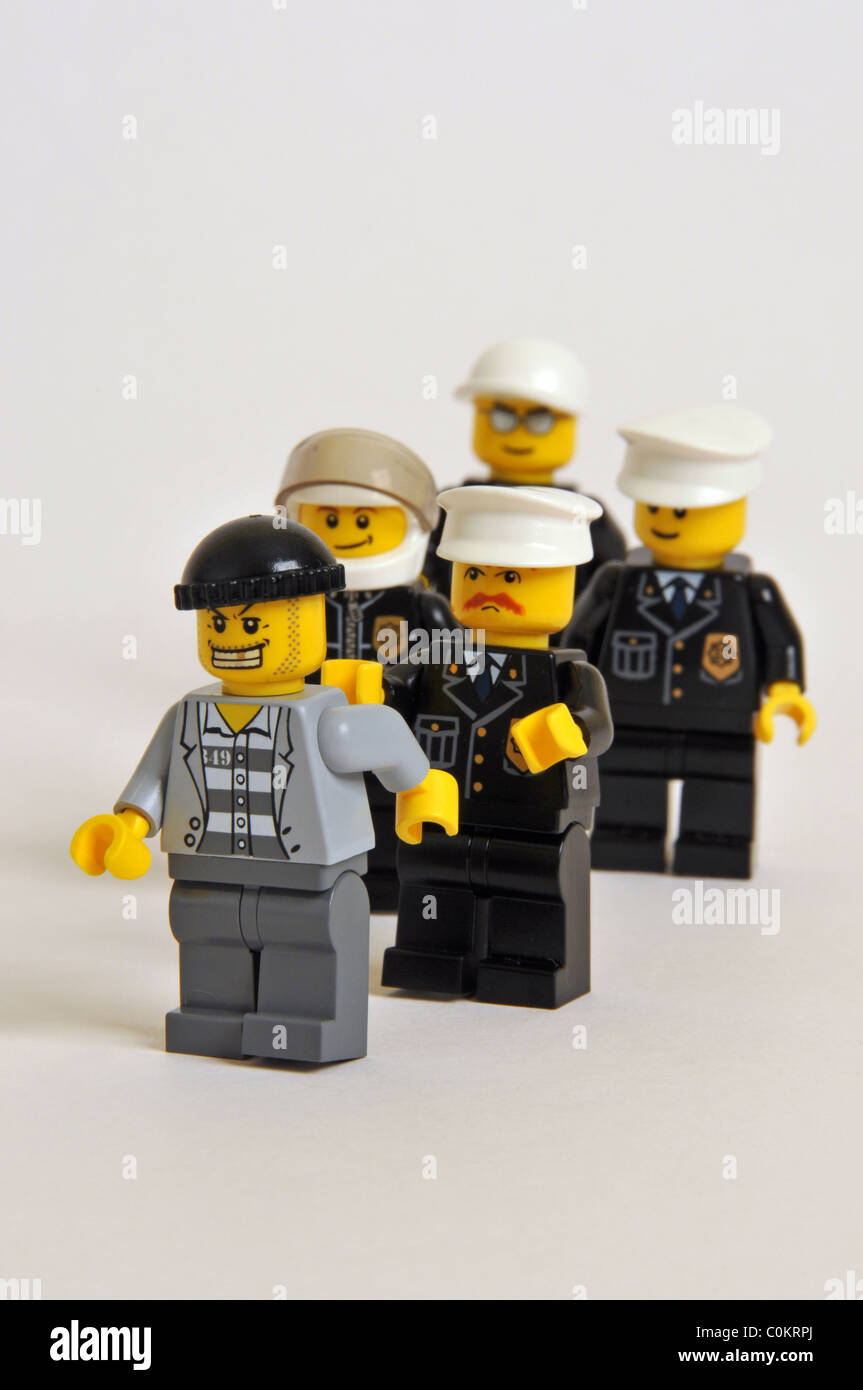 LEGO City Minifigure - Male Police Officer / Policeman, moustache