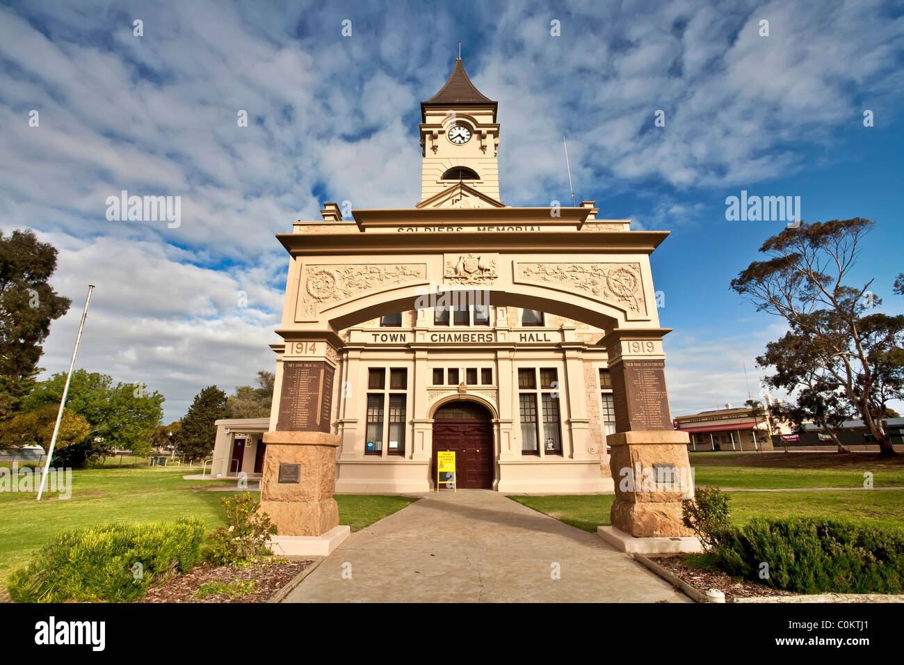 Wallaroo Town Hall Stock Photo Alamy