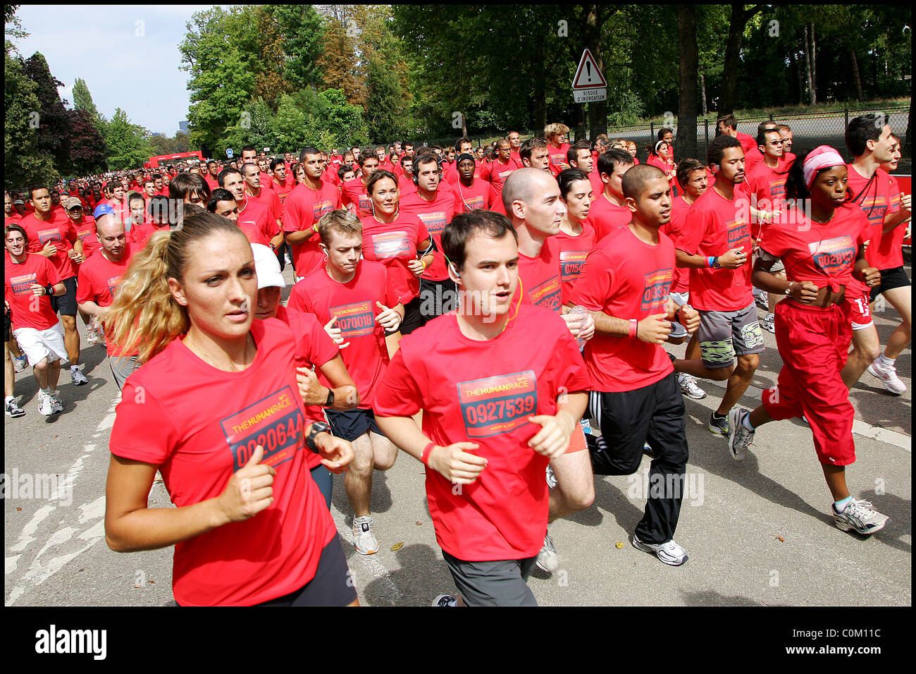 Atmosphere The Nike + Human race at the Hippodrome de Longchamp Paris, France - 31.08.08 Stock 