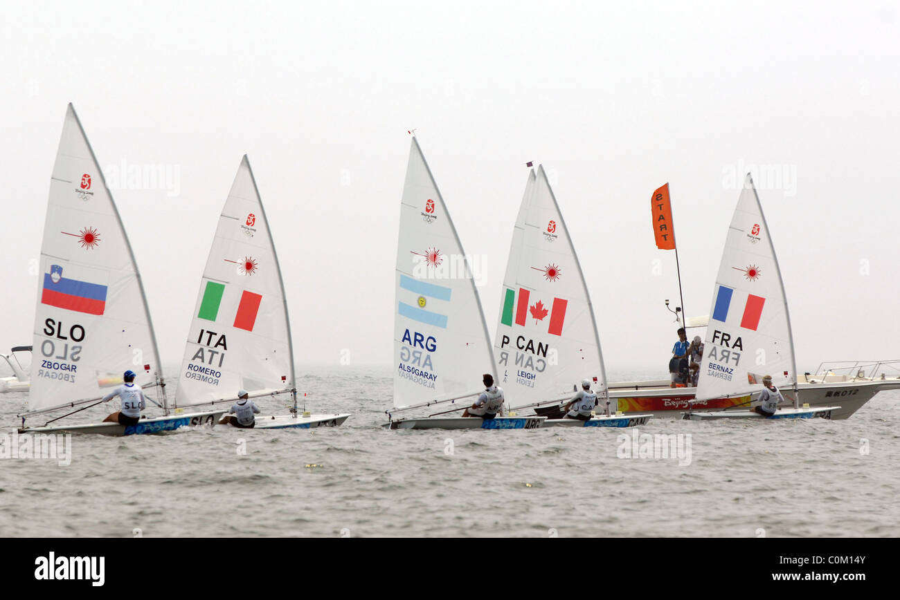 Men's Laser (one man dinghy) competition at the 2008 Beijing Olympics