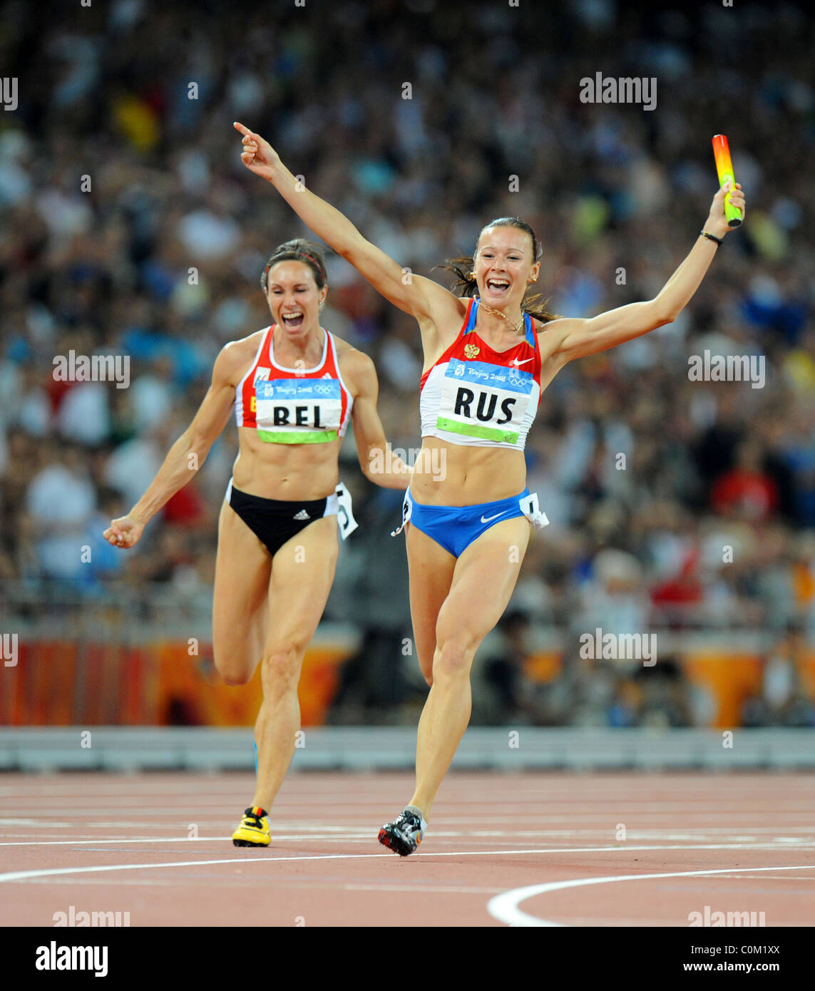 the-russian-team-compete-during-the-women-s-4x100m-relay-final-at-the