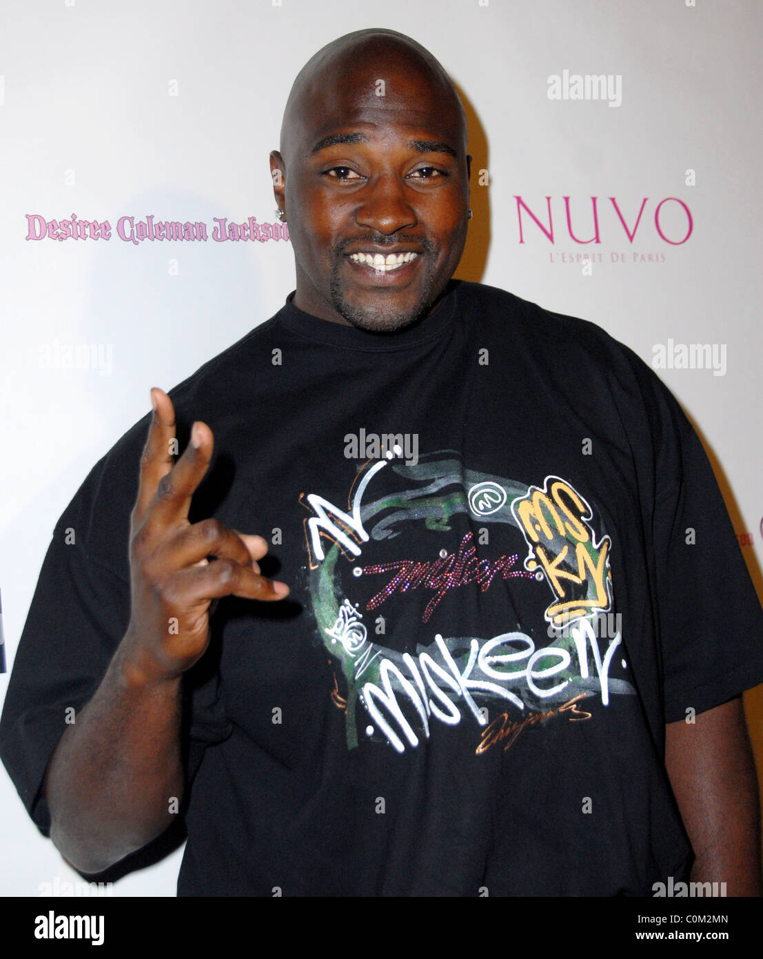 Marcellus Wiley arrives for Desiree Coleman Jackson’s surprise Birthday