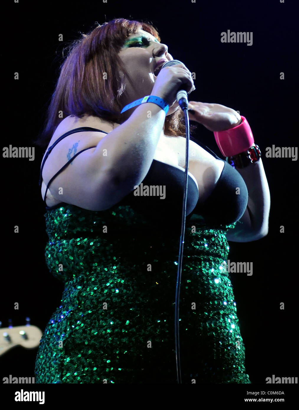 Beth Ditto of The Gossip Performing at Day 3 of The Electric Picnic Festival County Laois, Ireland - 31.08.08 ** ** Stock Photo