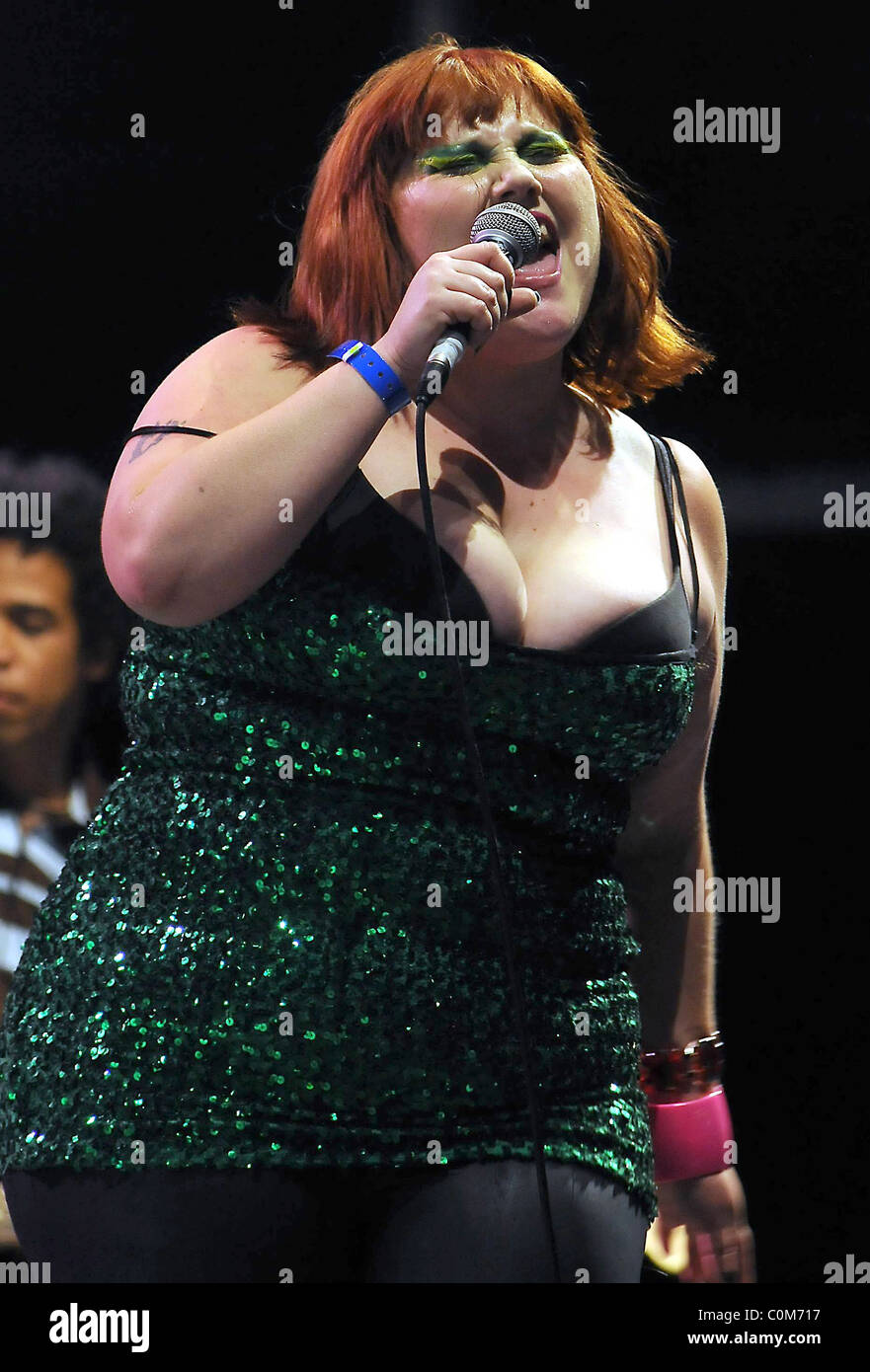 Beth Ditto of The Gossip Performing at Day 3 of The Electric Picnic Festival County Laois, Ireland - 31.08.08 **No Internet Stock Photo