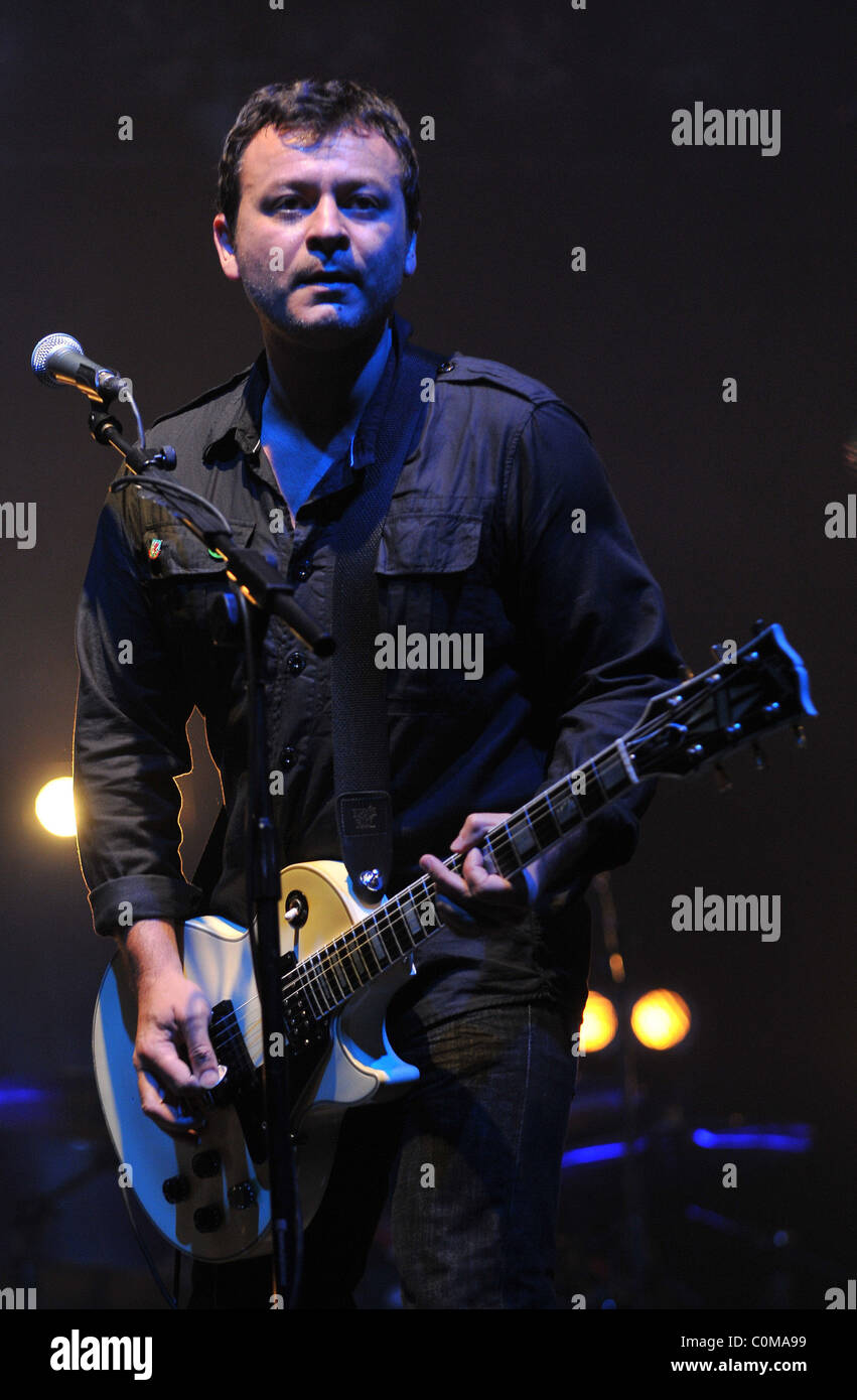 James Dean Bradfield of The Manic Street Preachers Leeds Festival 2008 Day Three Leeds