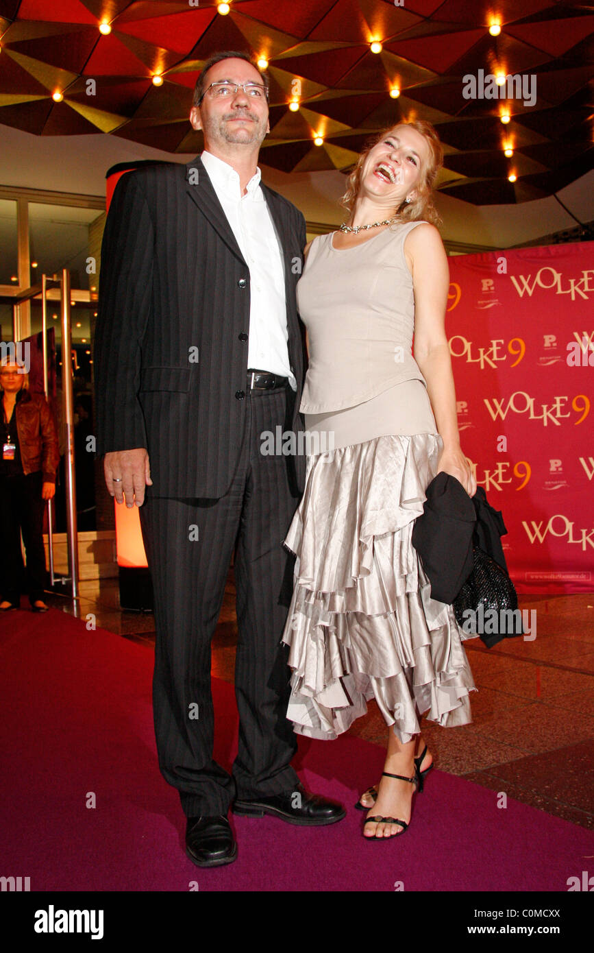 Matthias Platzeck and his wife Jeanette "Wolke 9" premiere at Kino International Berlin, Germany - 03.09.08 Stock Photo