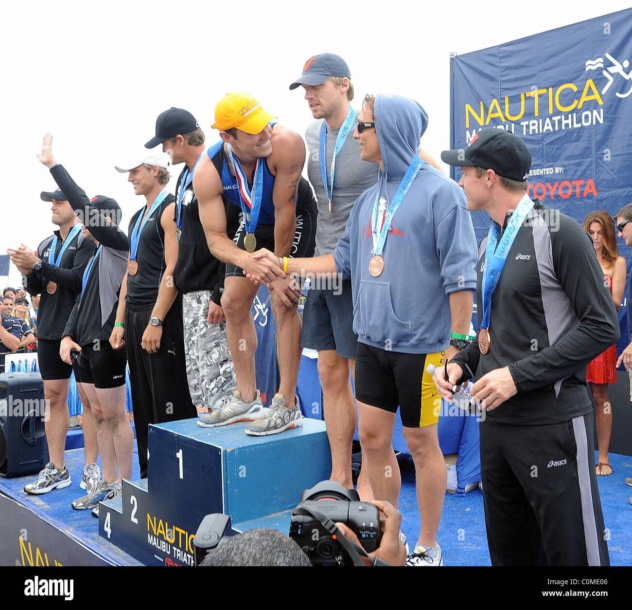 Matthew McConaughey 2008 Nautica Malibu Triathlon at Zuma Beach Malibu