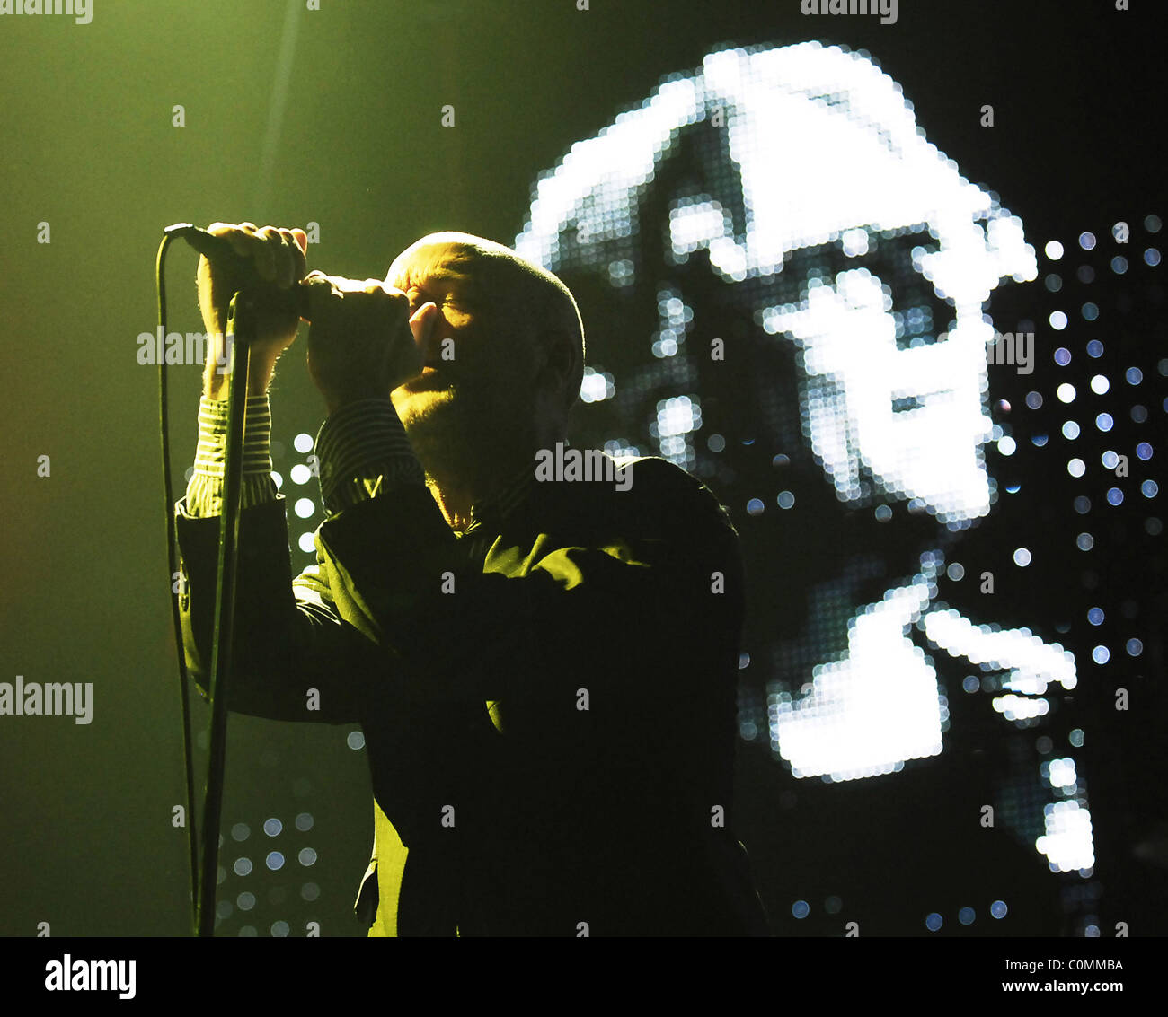 Michael Stipe REM perform live in concert at 'Siemens arena' Vilnius