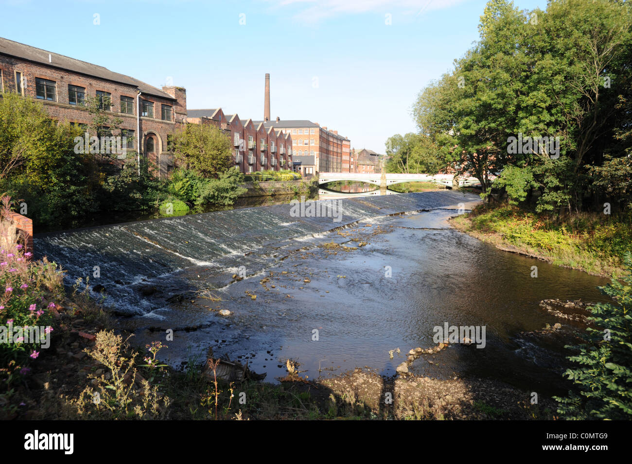 River Don at Kelham island Sheffield Stock Photo