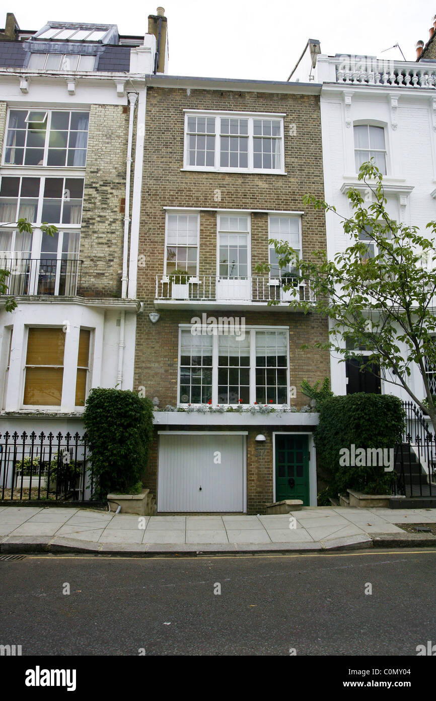Elizabeth Hurley's home in Fulham London, England - 2008 Stock Photo ...