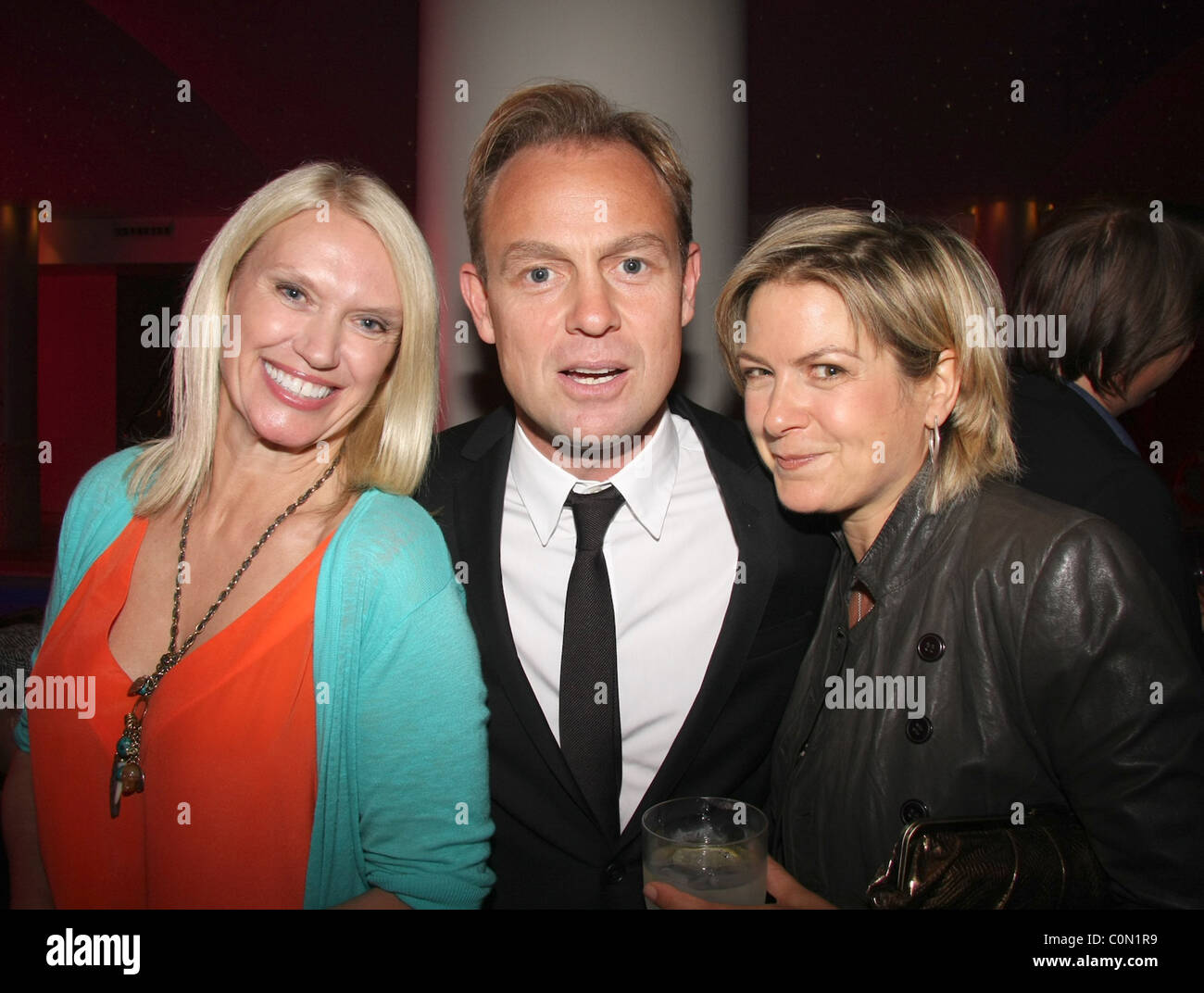 Anneka Rice, Jason Donovan and Penny Smith attend the Kathy Lette Book Launch 'To Love Honour and Betray' held at the Haymarket Stock Photo