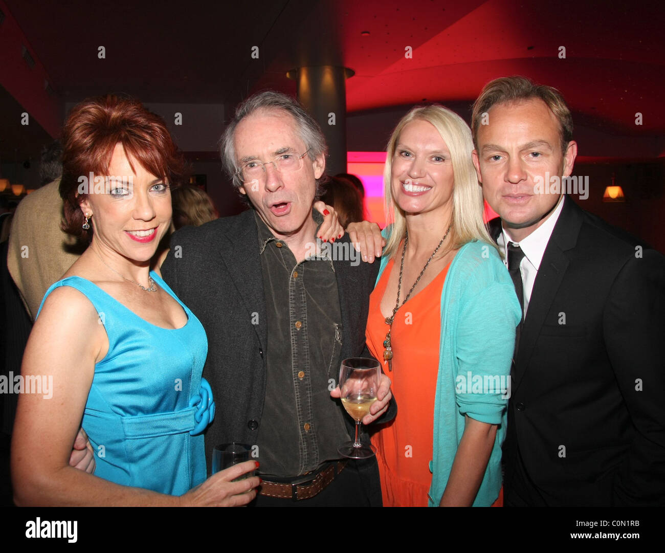Kathy Lette, Ian McEwan, Anneka Rice and Jason Donovan attend the Kathy Lette Book Launch 'To Love Honour and Betray' held at Stock Photo
