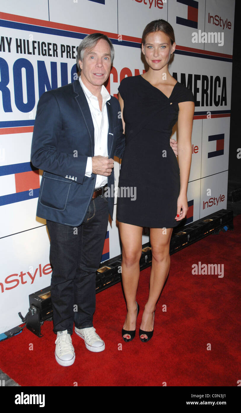 Tommy Hilfiger and Bar Refaeli A celebration of Tommy Hilfiger's 'Ironic  Iconic America' hosted by InStyle magazine held at the Stock Photo - Alamy