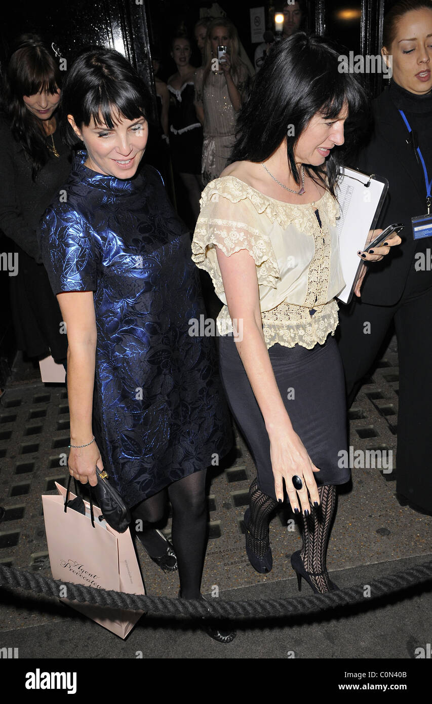 Sadie Frost leaving the Agent Provocateur party, held at Dolce club ...