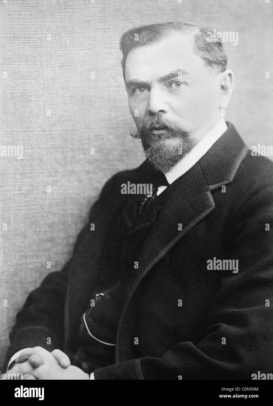 Austrian Jewish journalist and pacifist Alfred Hermann Fried (1864 - 1921) - co-winner of the Nobel Peace Prize in 1911. Stock Photo