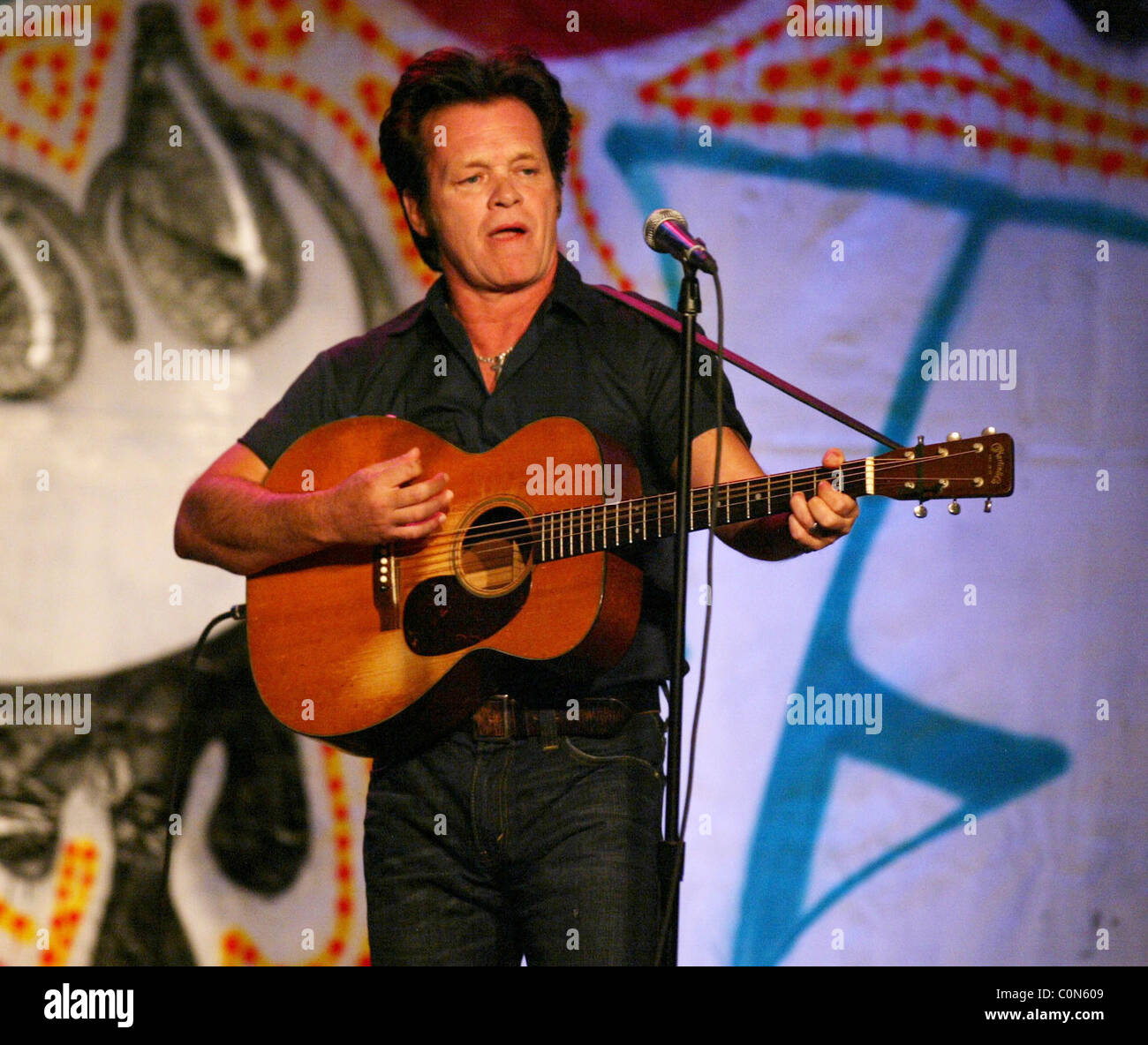 John Cougar Mellencamp performs at The 2008 YouthAIDS Gala held at The Ritz-Carlton Hotel Virginia, USA - 03.10.08 Stock Photo