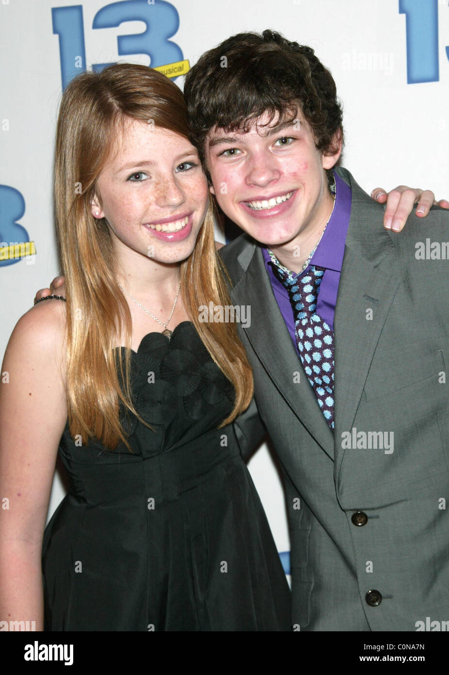 Allie Trimm and Graham Phillips Opening Night After Party for 'Thirteen, A  New Musical' on Broadway at the Opera Night Club Stock Photo - Alamy