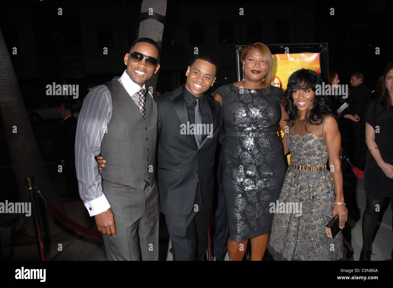 Will Smith, Tristan Wilds, Queen Latifah and Jada Pinkett Smith Fox