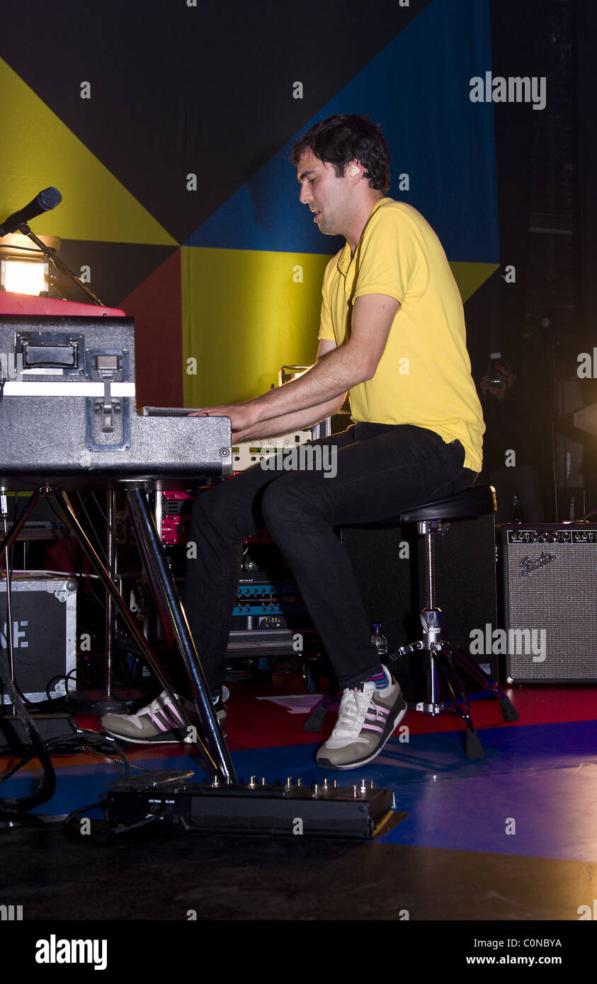 Tim RiceOxley of Keane performing at the Forum. The show was part of