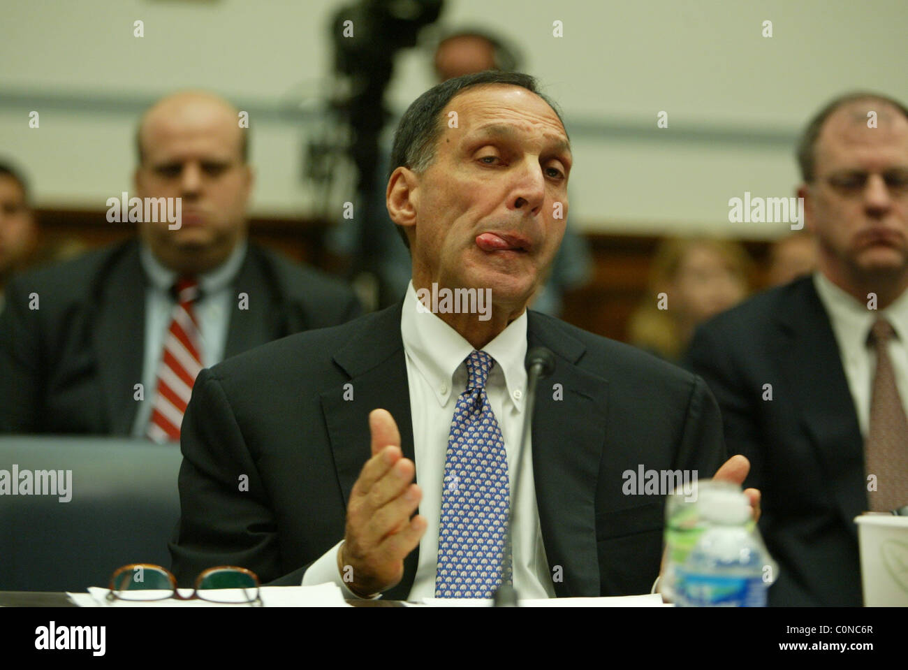 Richard Fuld, Chairman and Chief Executive officer Lehman Brothers Holdings House Oversight and Government Reform Committee Stock Photo pic photo