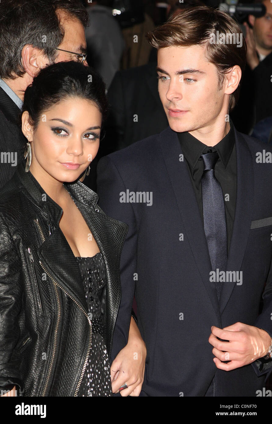 Vanessa Hudgens And Zac Efron Premiere Of High School Musical 3 Senior Year Held At Empire Cinema London England 07 10 08 Stock Photo Alamy