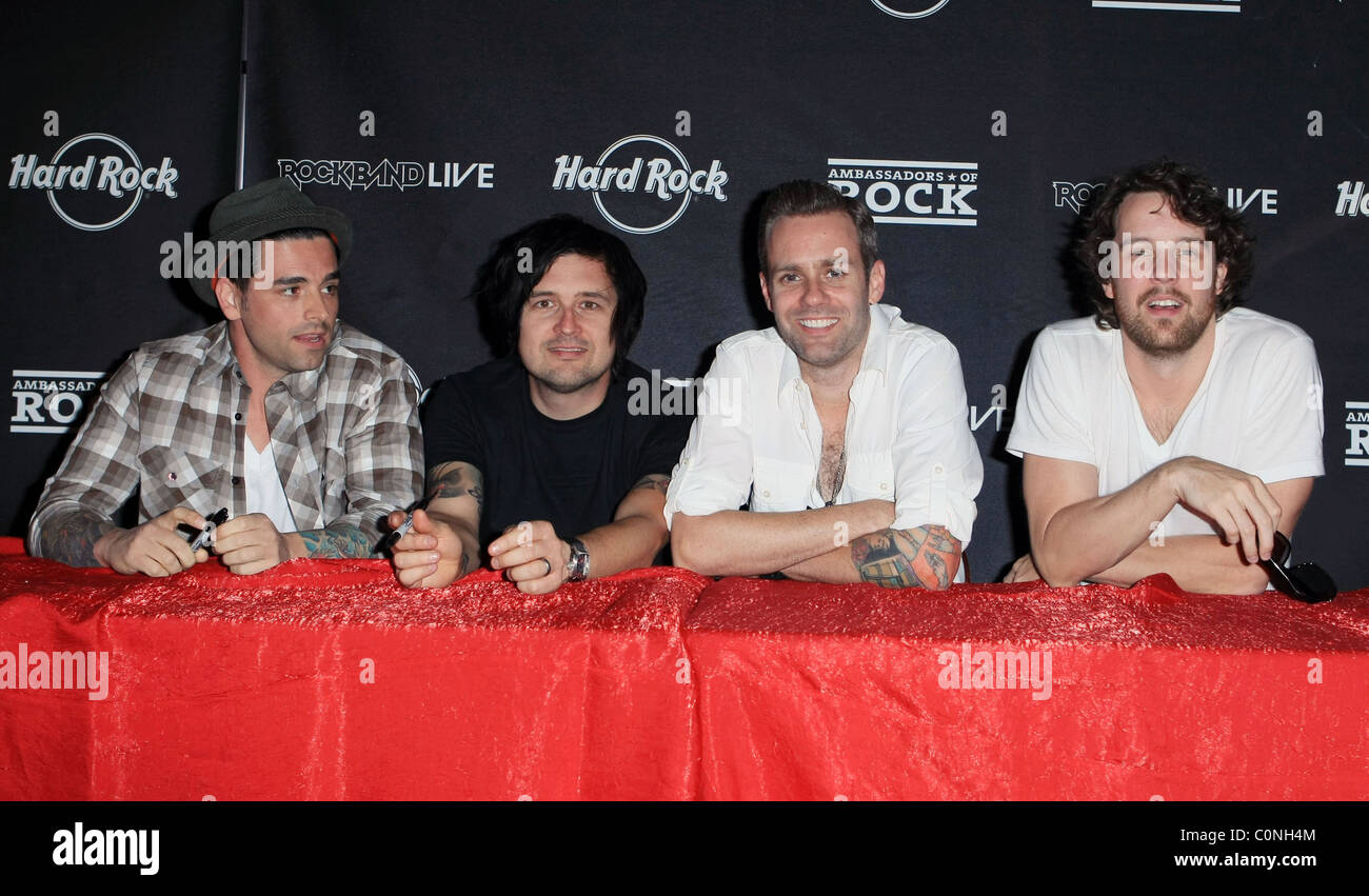 Dashboard Confessional Hard Rock Cafe Las Vegas hosts Ambassadors Of