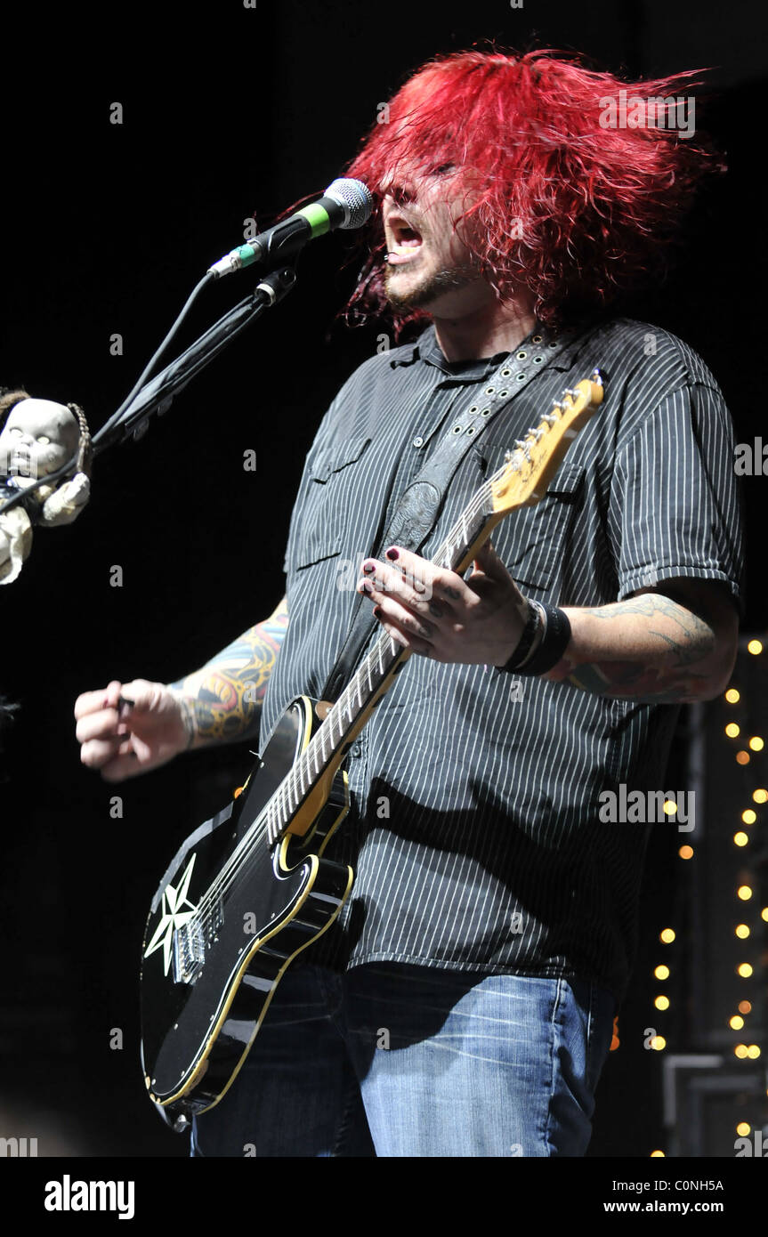 Shaun Morgan of Seether playing live at The Seminole Hard Rock Hotel ...