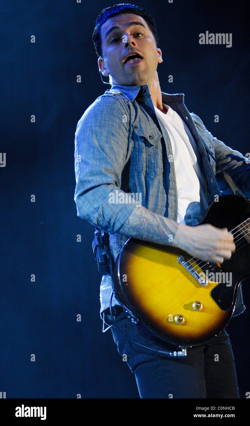 Dashboard Confessional performing at Rock Band Live at the Hard Rock