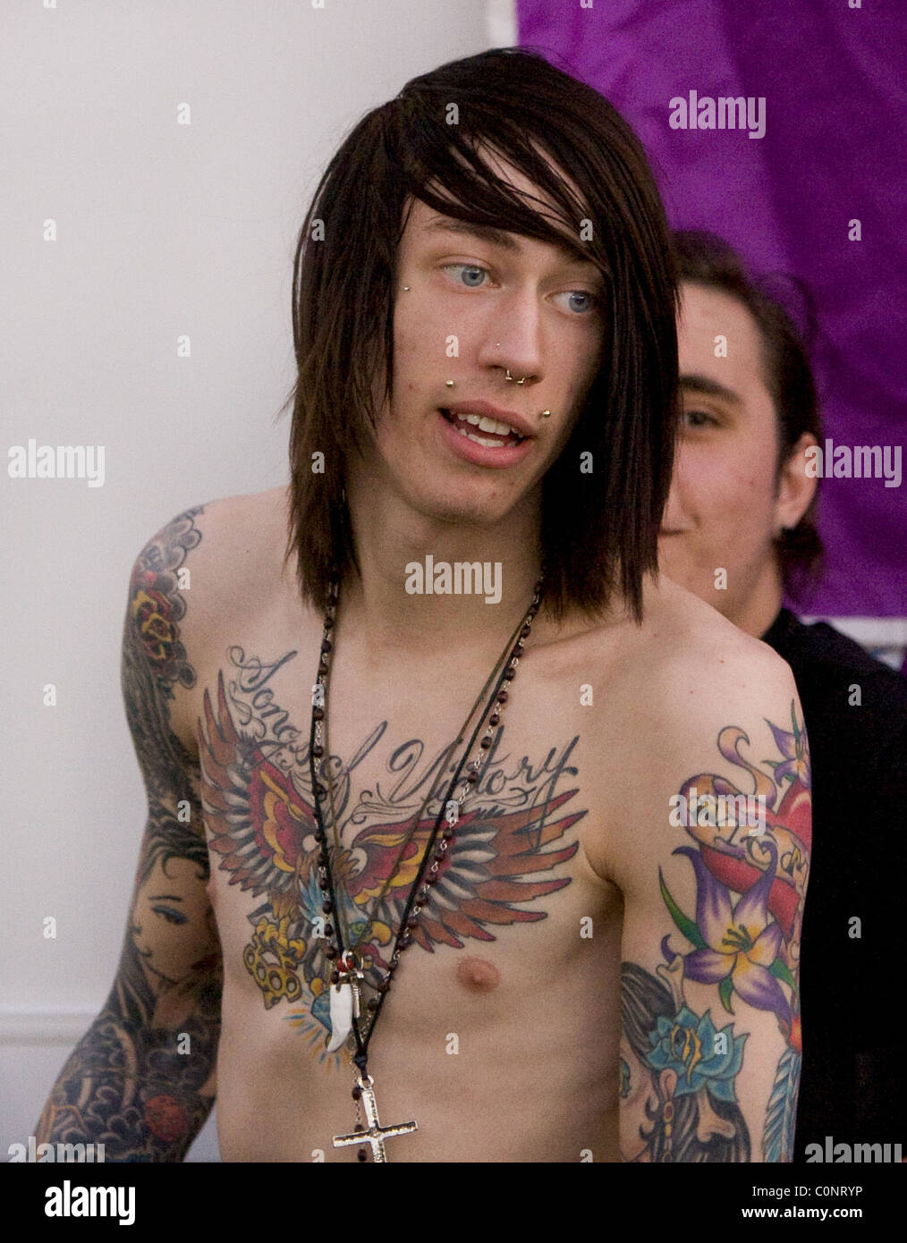 Trace Cyrus of Metro Station performing at Mix 94.1 FM 12th Annual Bite of  Las Vegas Las Vegas, Nevada - 18.10.08 Stock Photo - Alamy