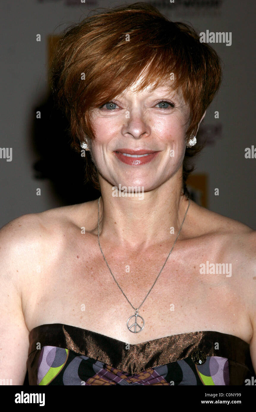 Frances Fisher, Arriving at the Hollywood Film Festival Awards 2008 Honoring Clint Eastwood, held at The Beverly Hilton. Stock Photo