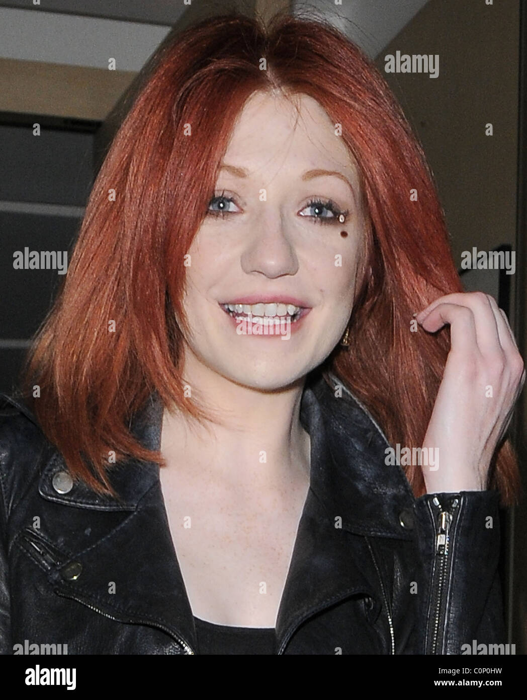 Nicola Roberts of girl group Girls Aloud looking amazing, leaving Nobu