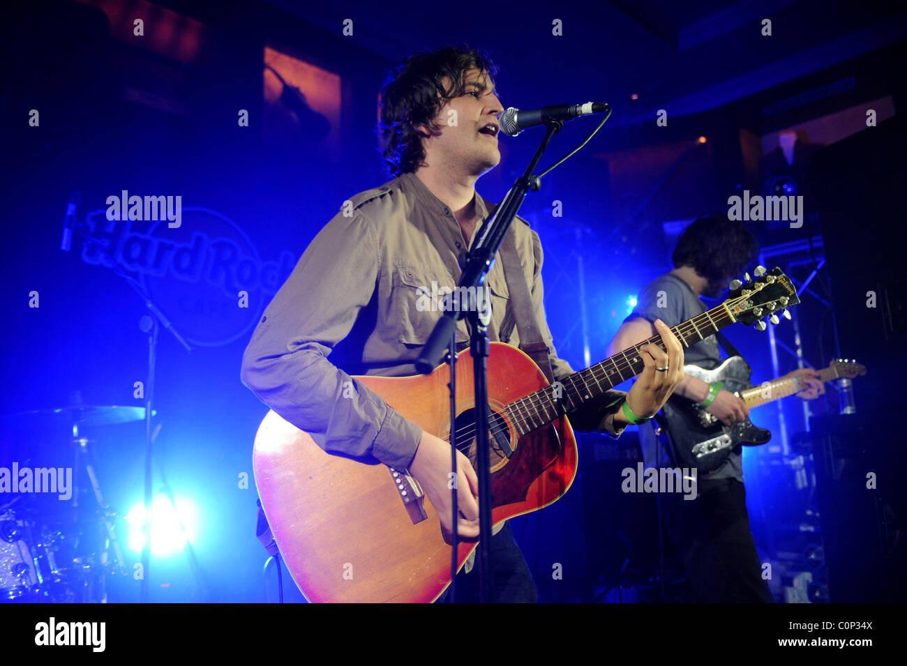 James Walsh of Starsailor performing at London's Hard Rock Cafe in aid ...