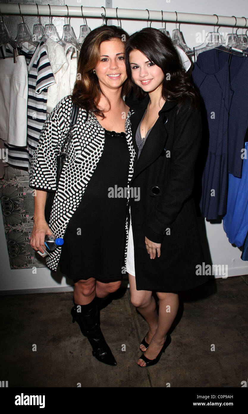 Selena Gomez and her mother Mandy Gomez attend Octavio Carlin Atelier