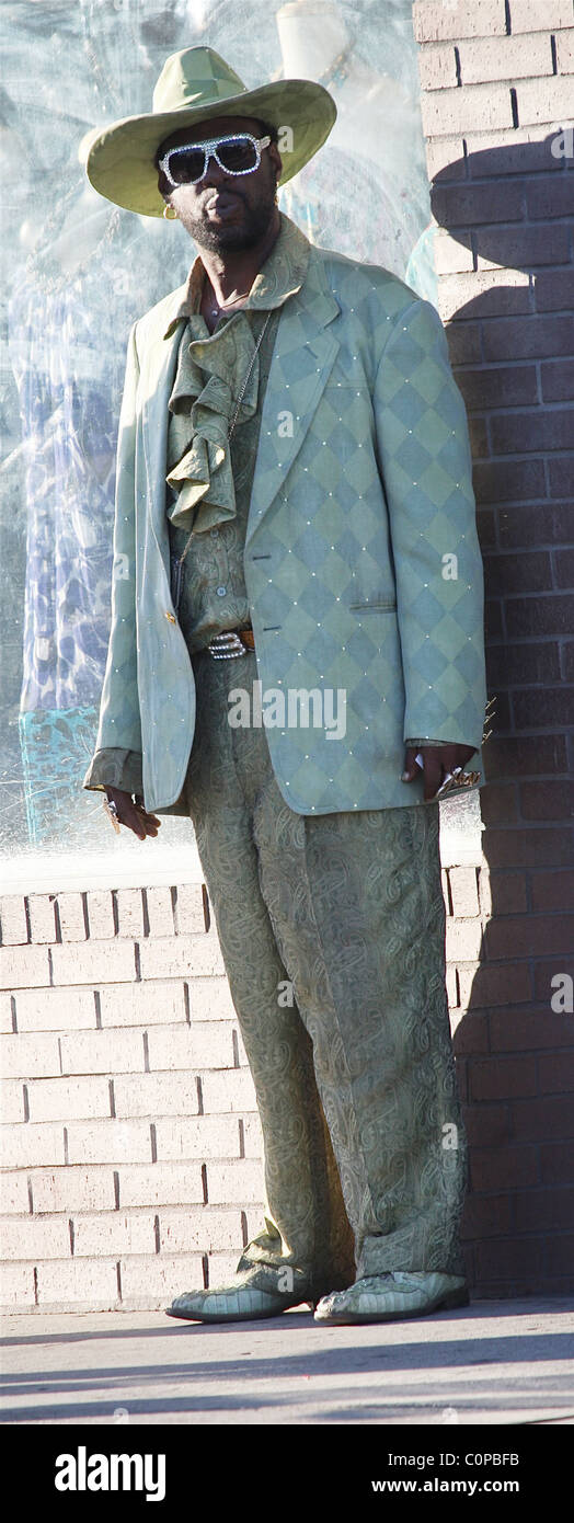 Don Juan aka Don "Magic" Juan hangs out on Melrose avenue Los Angeles, California
