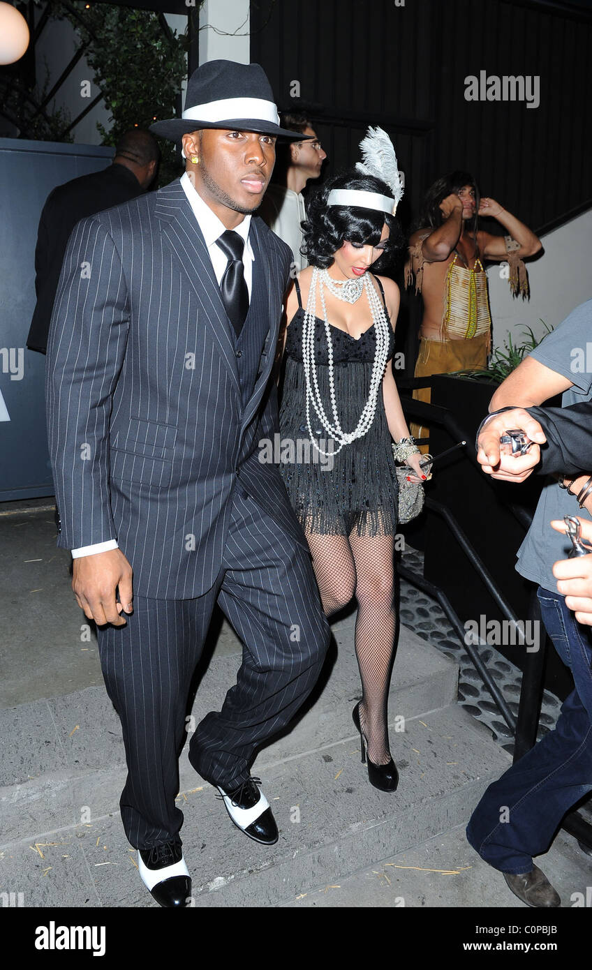 Guests at STK for a halloween party Los Angeles, California 31.10.08