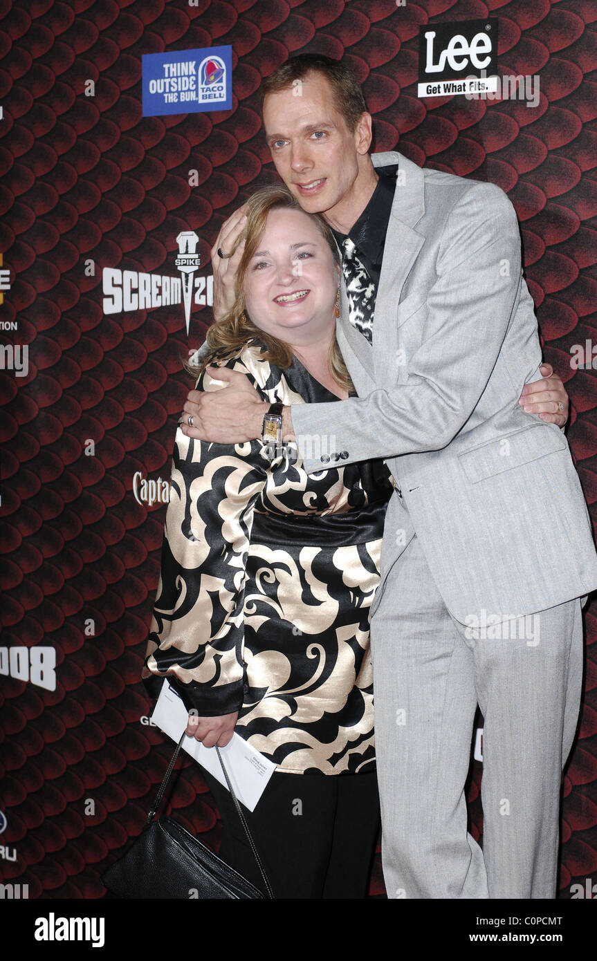Doug Jones and wife Spike TV's "Scream 2008" Awards at the Greek