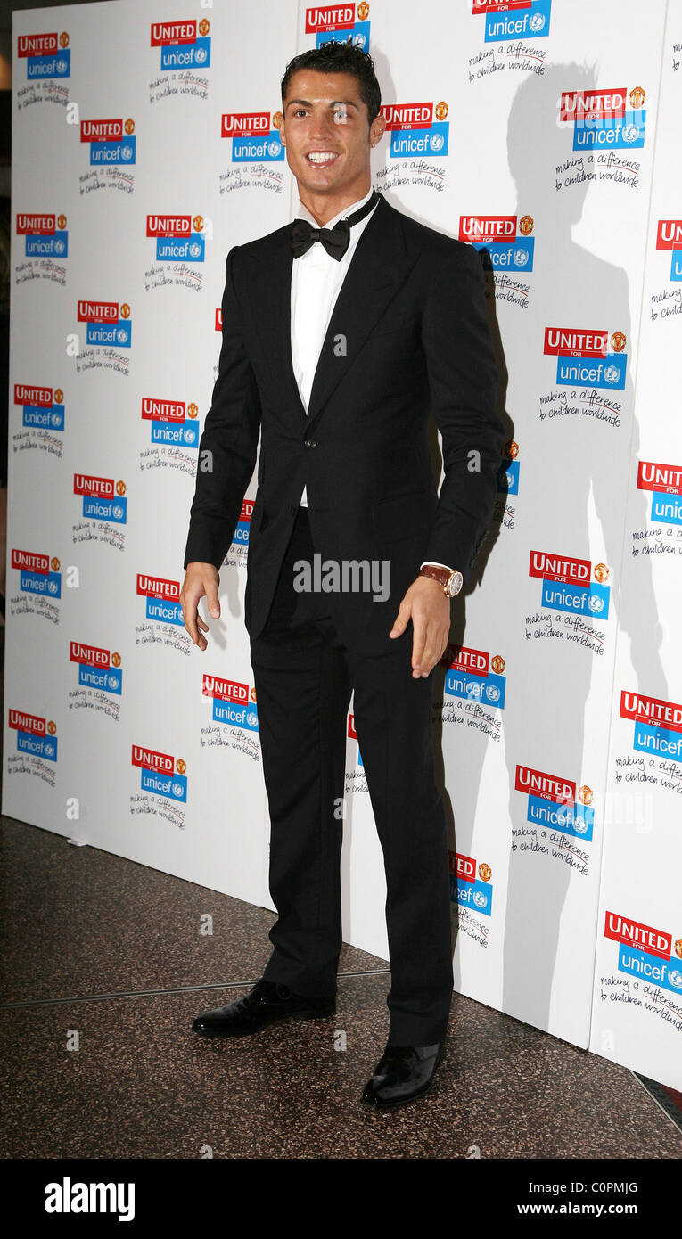 Cristiano Ronaldo Annual Manchester United for Unicef charity dinner held  at Old Trafford Manchester, England - 09.11.08 Stock Photo - Alamy