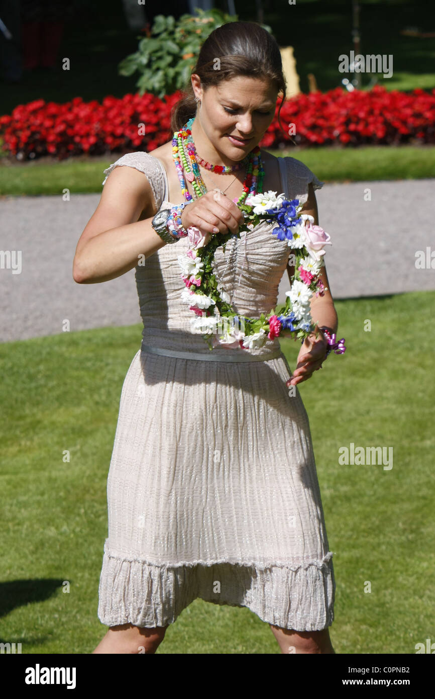Crown Princess Victoria Swedish Crown Princess Victoria celebrates her