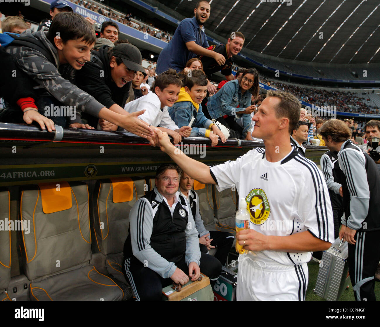 Michael Schumacher Goal4Africa charity football match at Allianz Arena  Munich, Germany - 12.07.08 Stock Photo - Alamy
